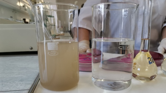 稀釋后的濁度標(biāo)準(zhǔn)溶液 稀釋后的濁度標(biāo)準(zhǔn)溶液